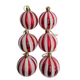 Kit 6 Bolas De Natal 6cm Enfeite Natalino