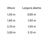 Árvore de Natal Nevada com Galhos Nevados, Suporte Metálico e Micro LEDs Embutidos