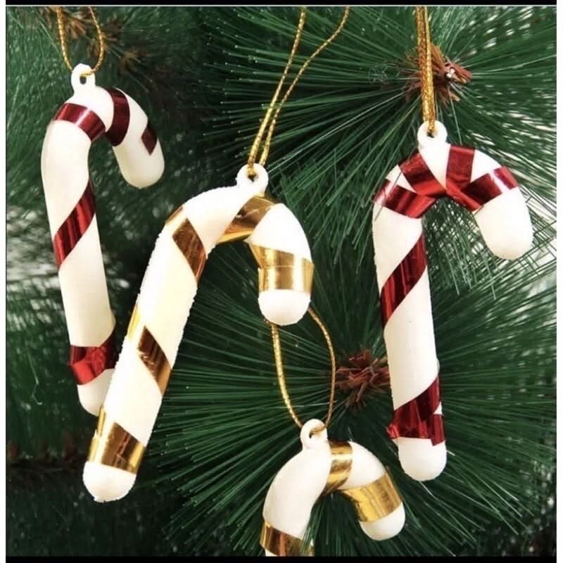 Kit 43 Enfeites Para Árvores De Natal Decoração Estrela Bolinha