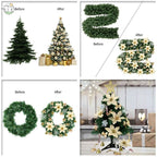 Kit 120 Enfeites De Natal para Decoração árvore