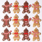 Decoração de árvore de Natal Pingente Gingerbread Man 25 Peças
