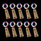 Luzes de garrafa de LED Natalina